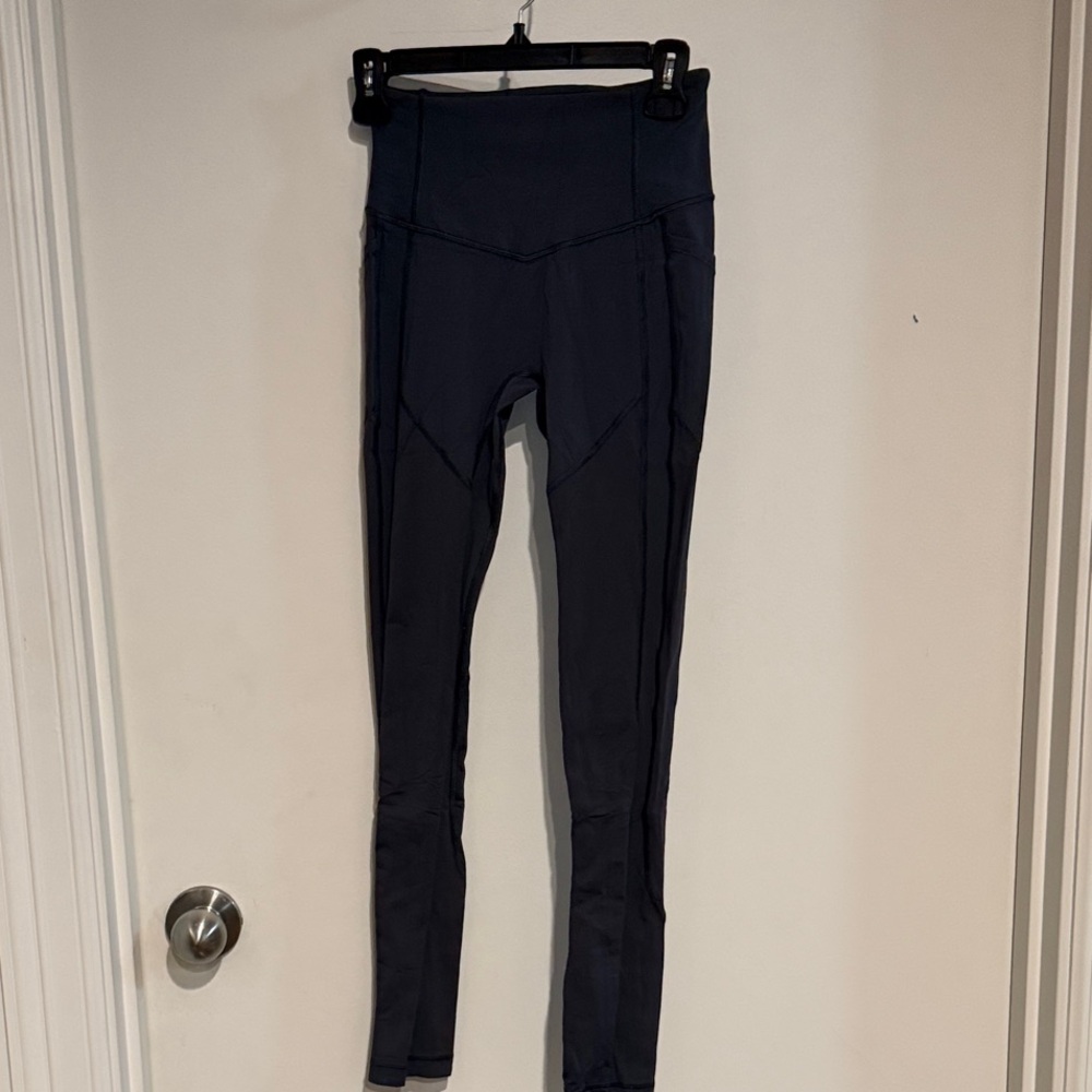 lululemon athletica grey High-Rise Panel Leggings. Pre loved..